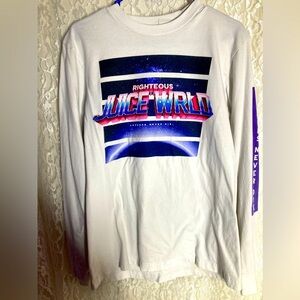 Juice Wrld Long Sleeve White Crewneck Top